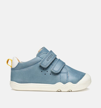 Geox Baskets Cognac/Bleu
