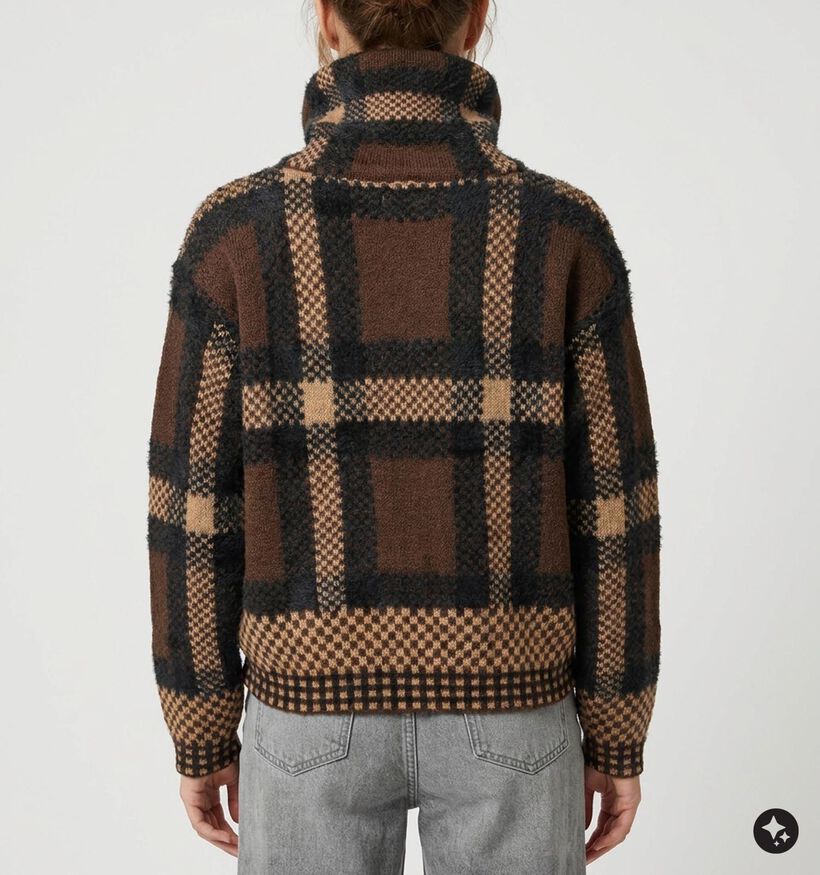 Orfeo Palomee Bruine Korte Jas voor dames (381632)