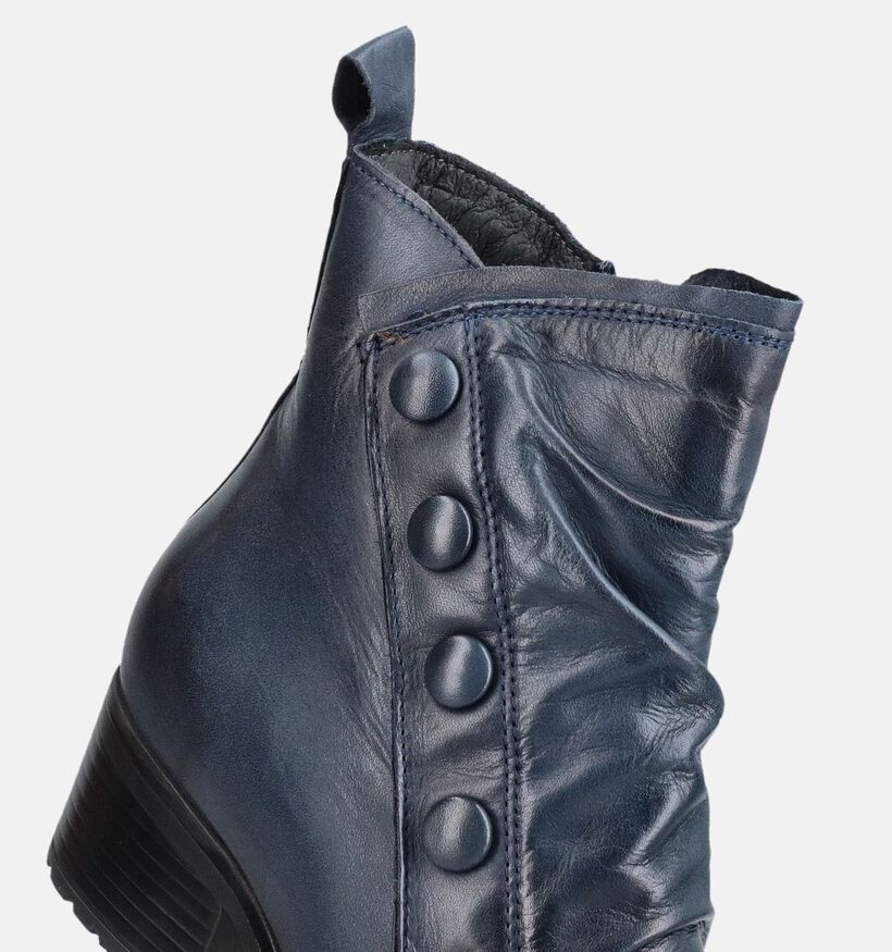 Miz Mooz Joana Bottines en Bleu pour femmes (381366)