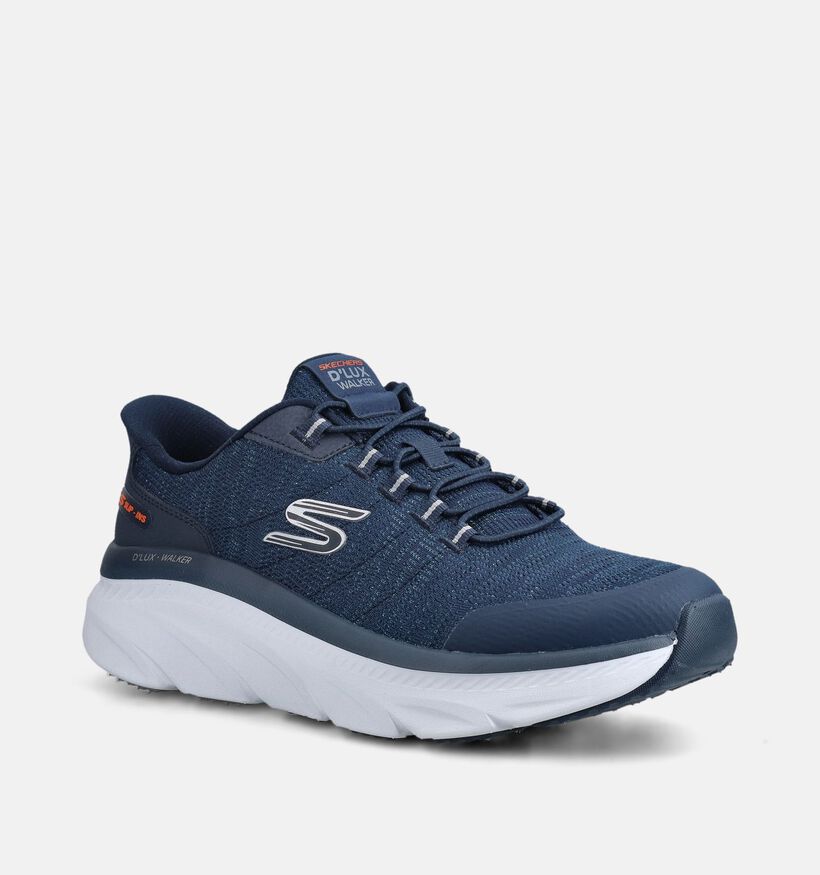 Skechers D'Lux Walker 3.0 Donkerblauwe Slip-in Sneakers voor heren (371085) - geschikt voor steunzolen