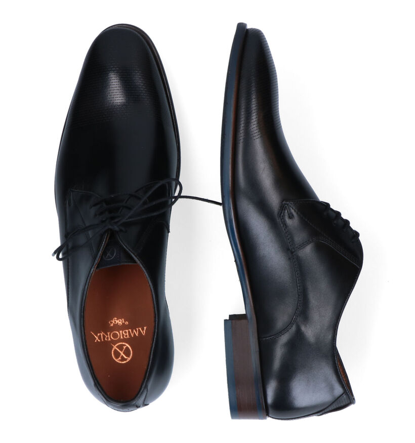 Ambiorix Gavino Chaussures à lacets en Noir pour hommes (309583)