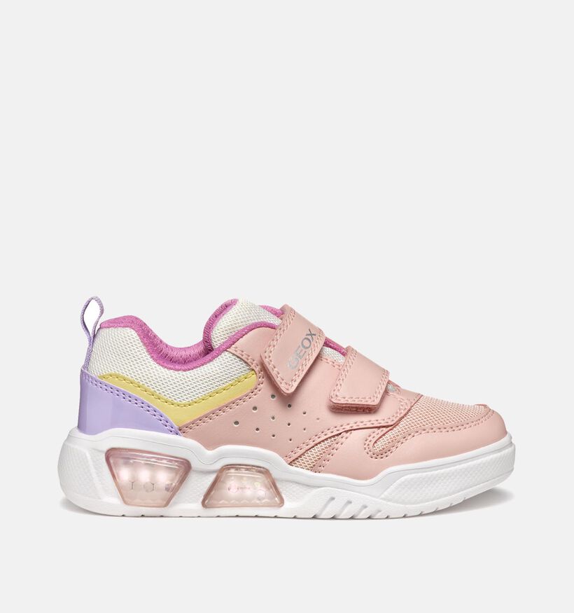 Geox Illuminus Roze Sneakers voor meisjes (356422) - geschikt voor steunzolen