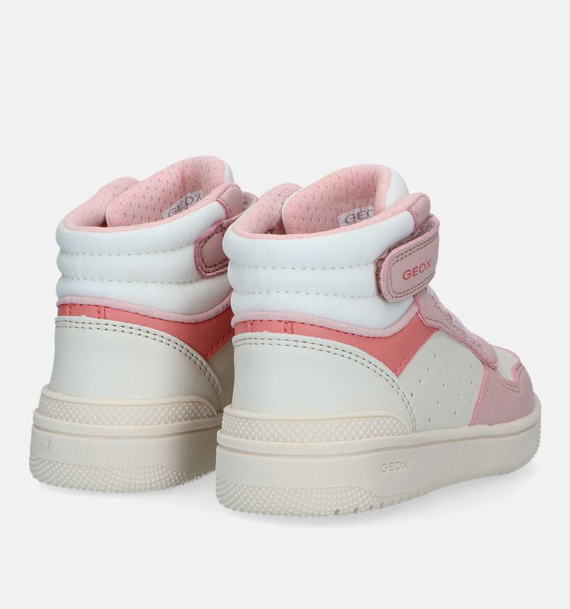 Geox Washiba Beige Hoge Sneakers voor meisjes (330128) - geschikt voor steunzolen