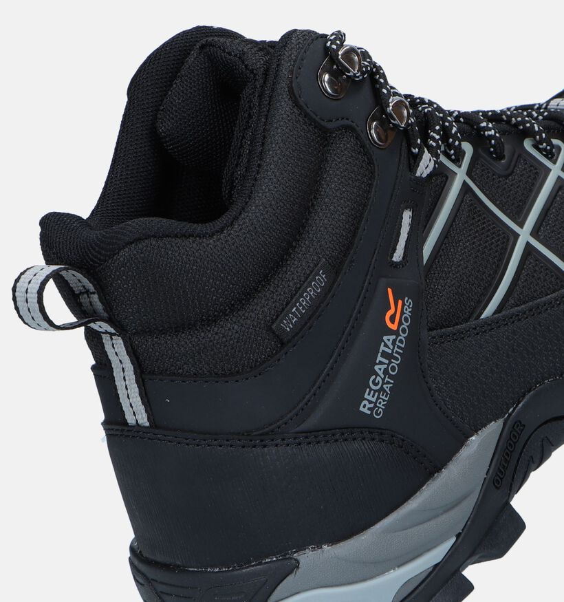 Regatta Samaris III Zwarte Wandelschoenen voor heren (345039) - geschikt voor steunzolen