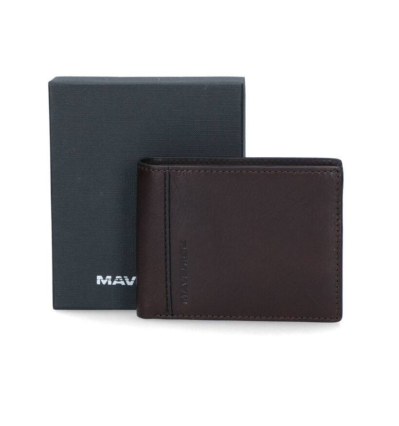 Maverick Bruine Portefeuille voor heren (318097)