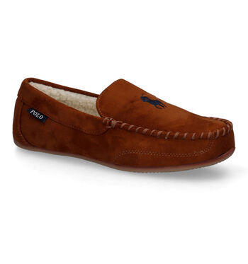 Pantoffels cognac