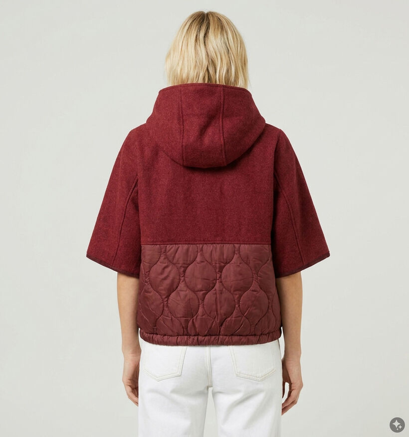 Laurent David Cordoba Manteau court en Bordeaux pour femmes (382019)
