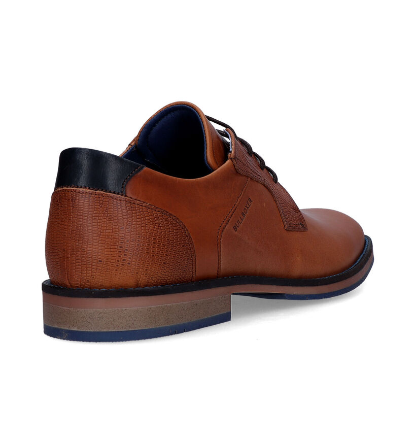 Bullboxer Chaussures classiques en Cognac pour hommes (331808) - pour semelles orthopédiques