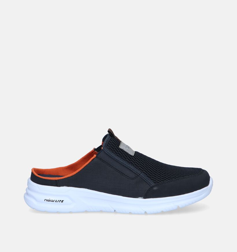 Rieker Nu-pieds casual en Bleu foncé pour hommes (339183)