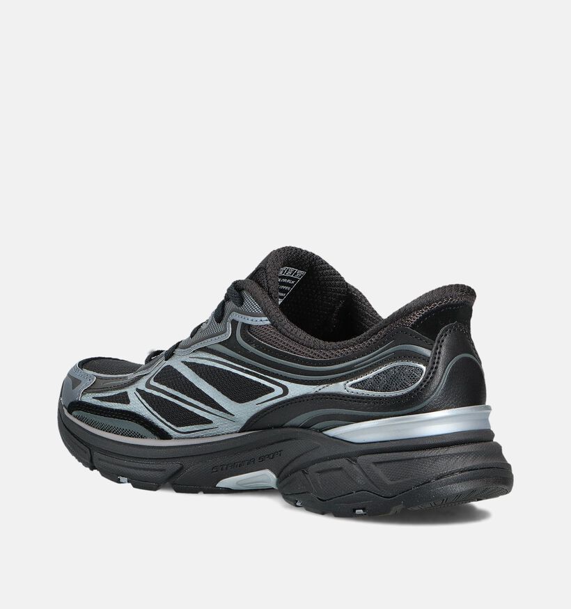 Skechers Stamina Baskets sportives en Noir pour femmes (360894) - pour semelles orthopédiques