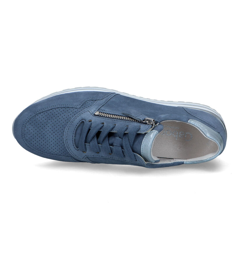 Gabor OptiFit Baskets en Bleu pour femmes (323172) - pour semelles orthopédiques