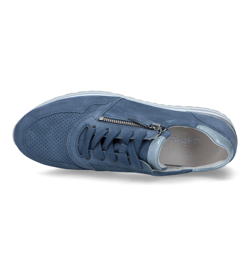 Gabor OptiFit Blauwe Sneakers voor dames (323172) - geschikt voor steunzolen