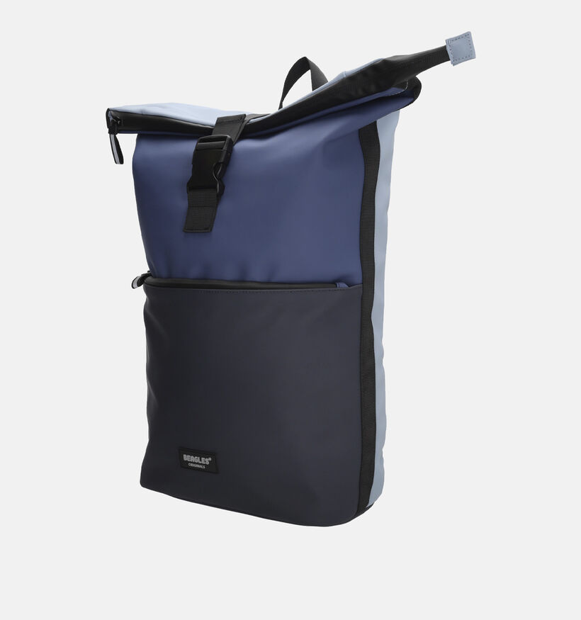 Beagles Blauwe Rolltop Rugzak voor dames, heren (377043)
