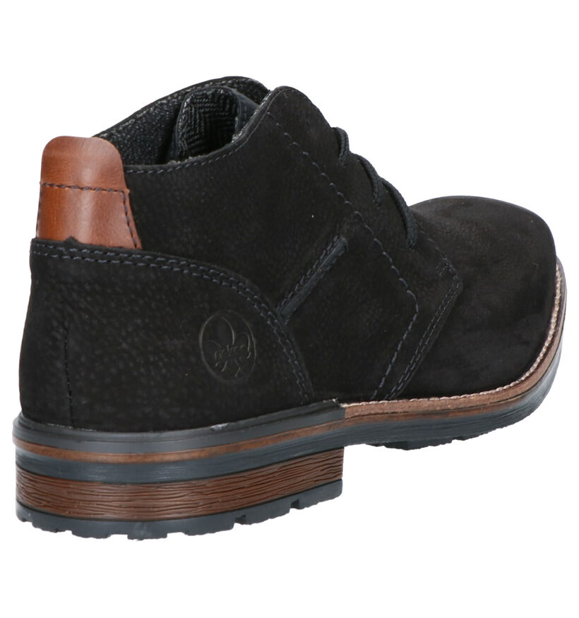 Rieker Chaussures hautes en Noir en cuir (262160)