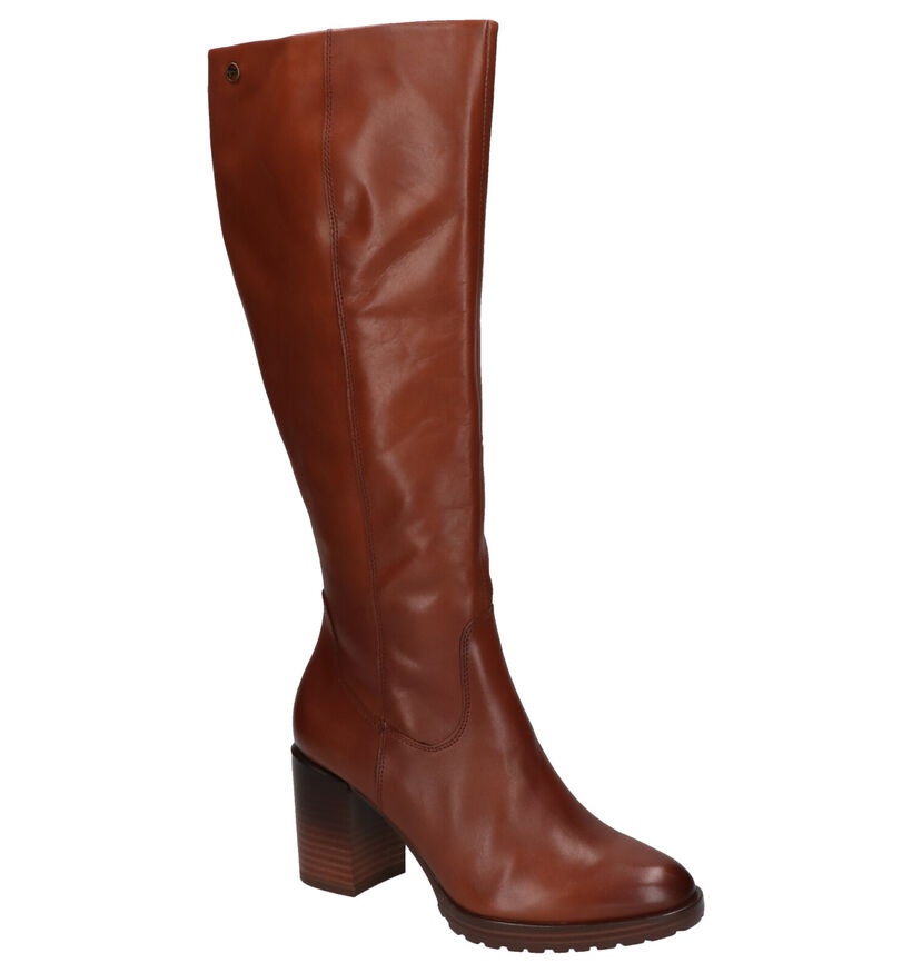 Tamaris Bottes en Cognac en cuir (257267)