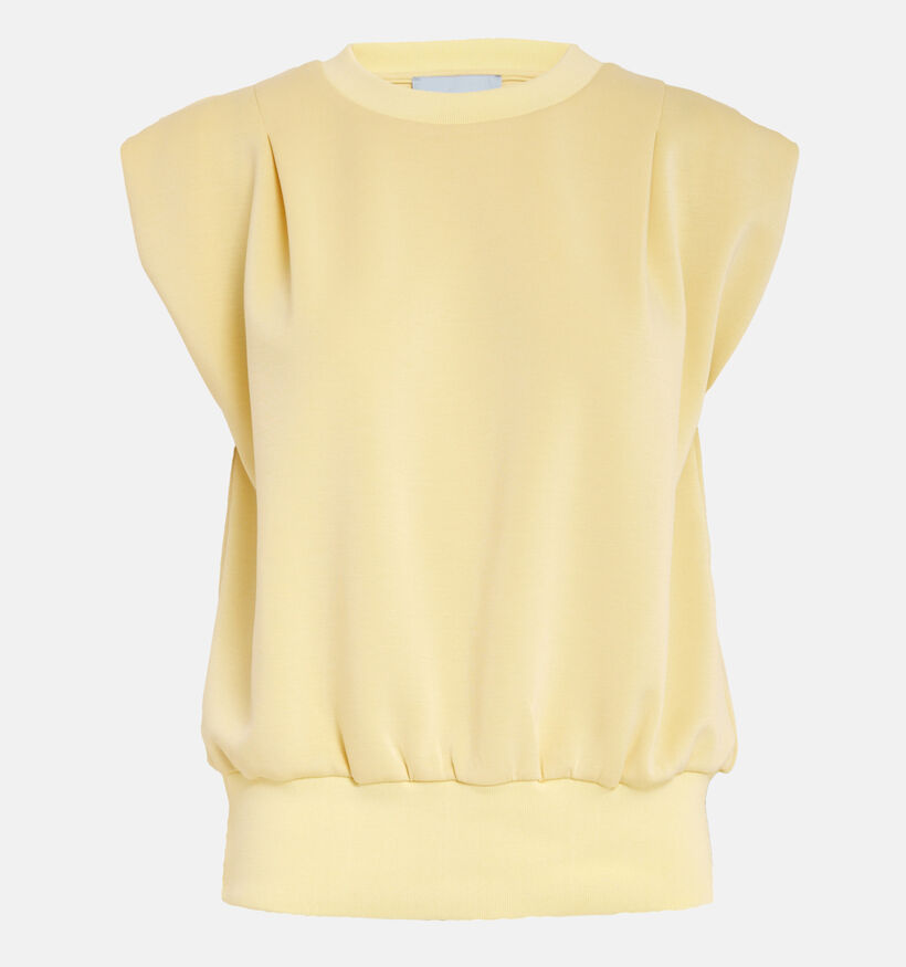 Minus Marta Sweat Sweatshirt en Jaune pour femmes (374238)
