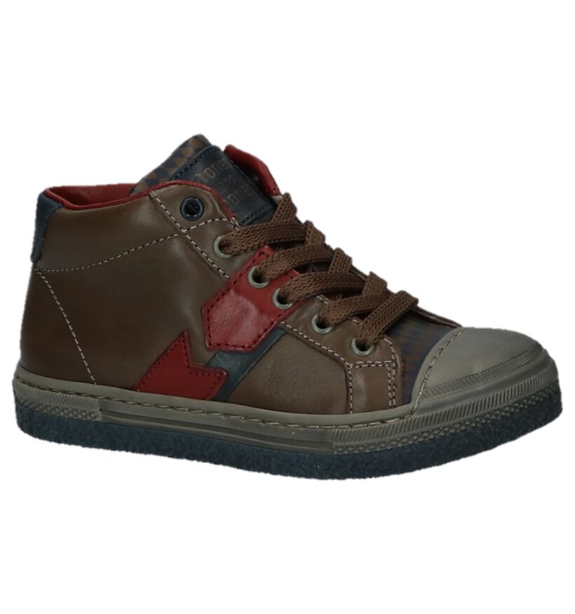 STONES and BONES Rembo Chaussures hautes en Brun en cuir (223433)