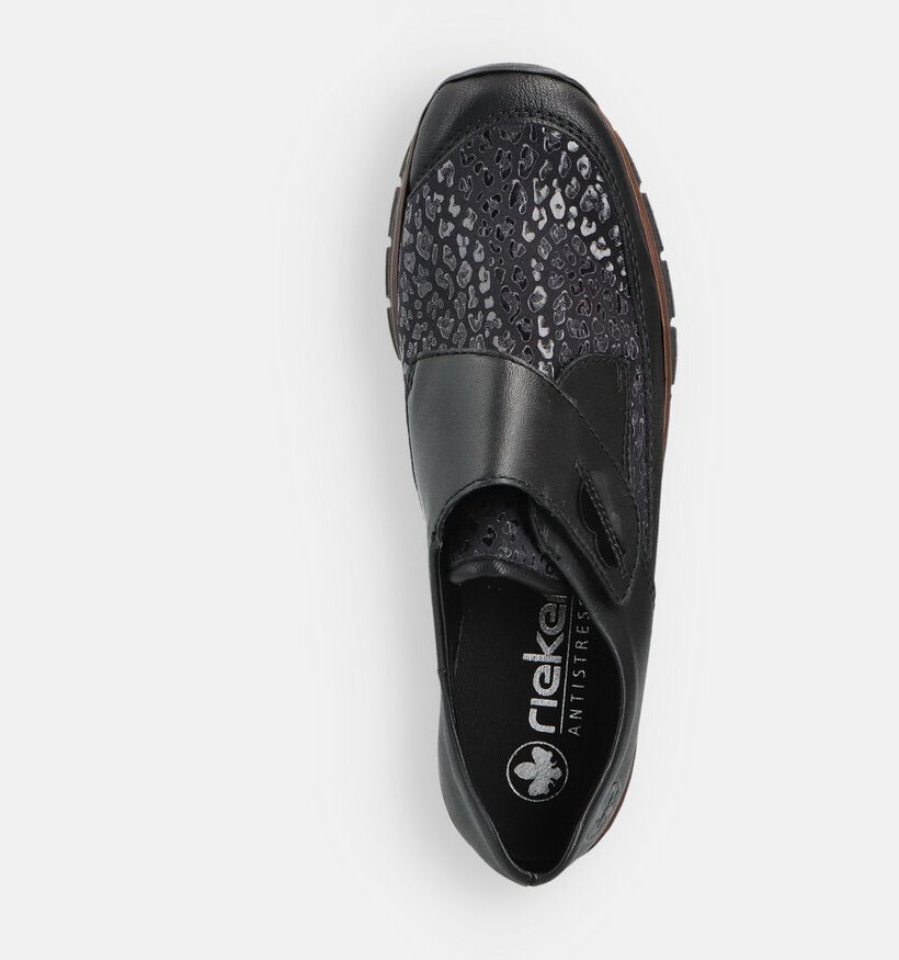 Rieker Zwarte Velcroschoenen voor dames (360484)