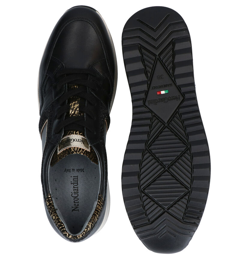 NeroGiardini Chaussures à lacets en Noir en cuir (283478)