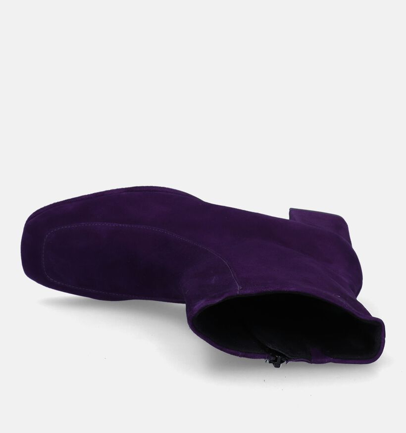 Comfort Bottines à talons en Violet foncé pour femmes (332502)