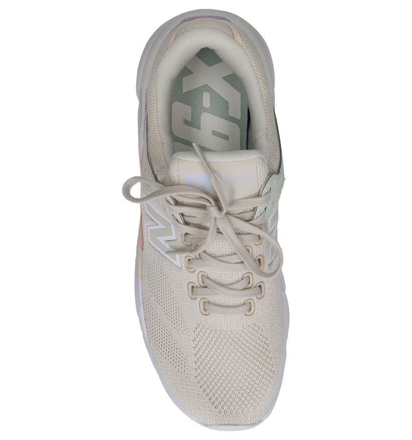 Beige Slip-on Sneakers New Balance WSX 90 in kunstleer (250666)