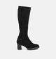 Nathan-Baume Bottes hautes en Noir pour femmes (363625) - pour semelles orthopédiques