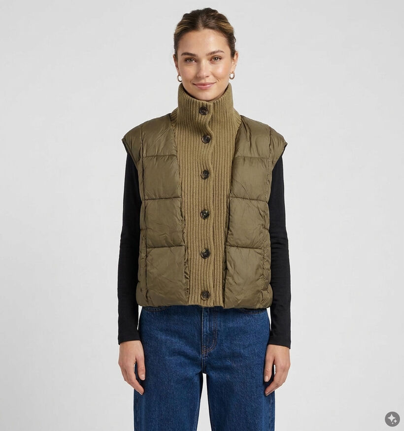 Orfeo Jenson Kakigroene Bodywarmer voor dames (381645)
