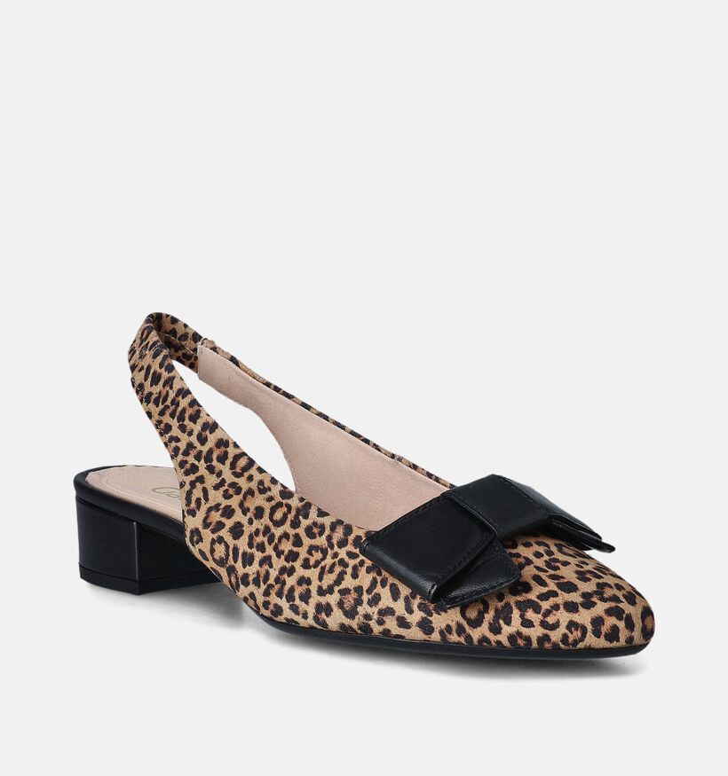Gabor Bruine Slingback Pumps Strik voor dames (355103)