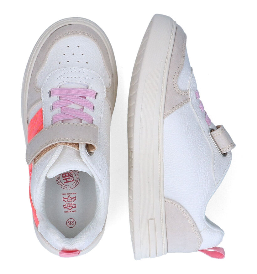 Hampton Bays Witte Sneakers voor meisjes (305269) - geschikt voor steunzolen