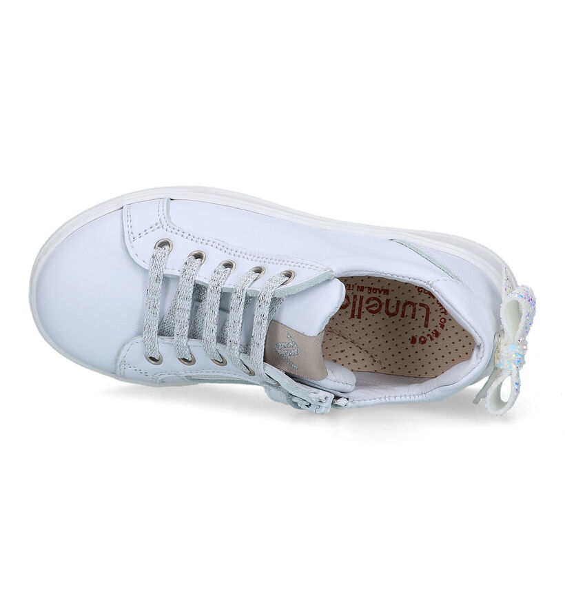 Lunella Baskets basses en Blanc pour filles (320453) - pour semelles orthopédiques