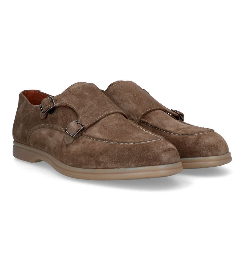 Ambiorix Killian Taupe Instappers in daim (324849)