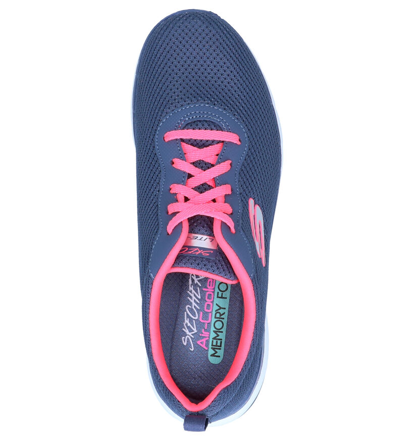 Skechers Flex Appeal 3.0 Zwarte Sneakers in stof (301476)