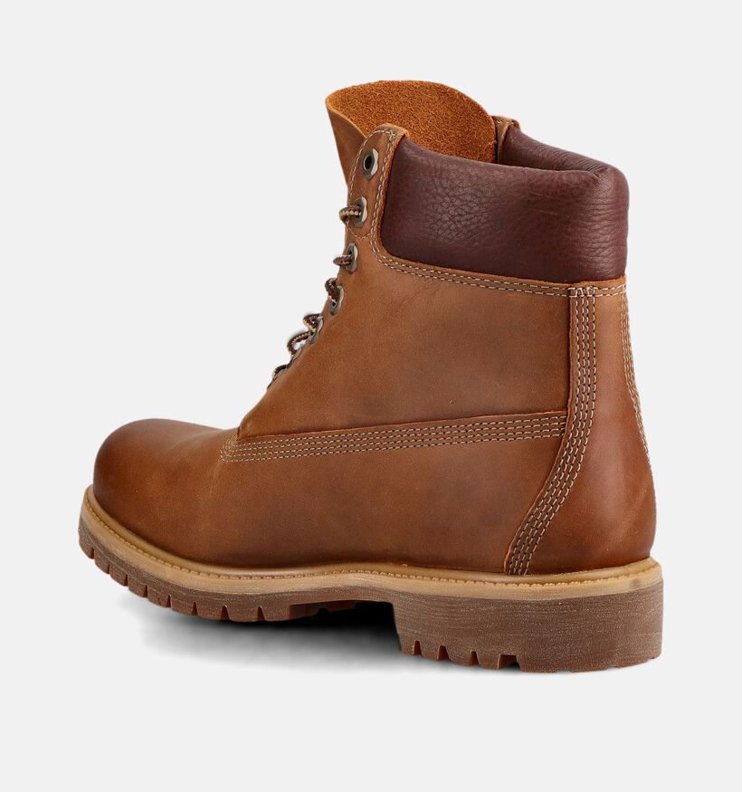 Timberland 6 Inch Premium Boot Cognac Boots met Veters voor heren (376470) - geschikt voor steunzolen