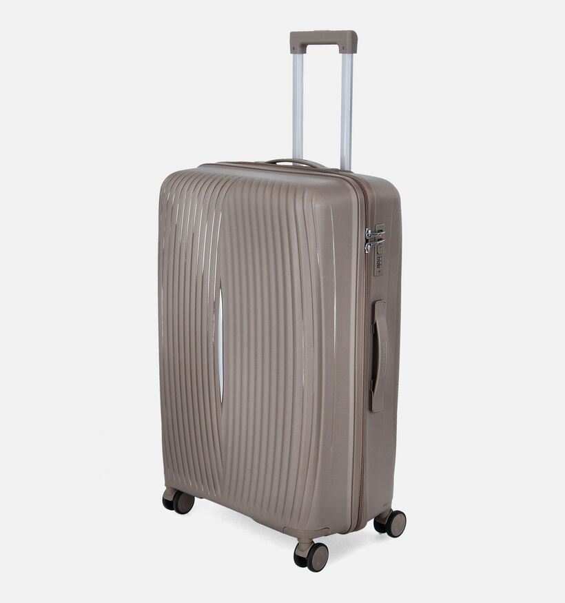 Love To Travel Taupe Large Reiskoffer voor dames, heren (365826)
