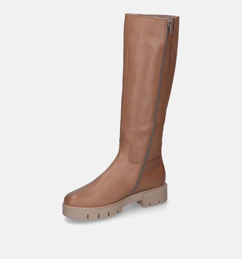 OptiFit Bottes hautes en Camel pour femmes (315160) - pour semelles orthopédiques