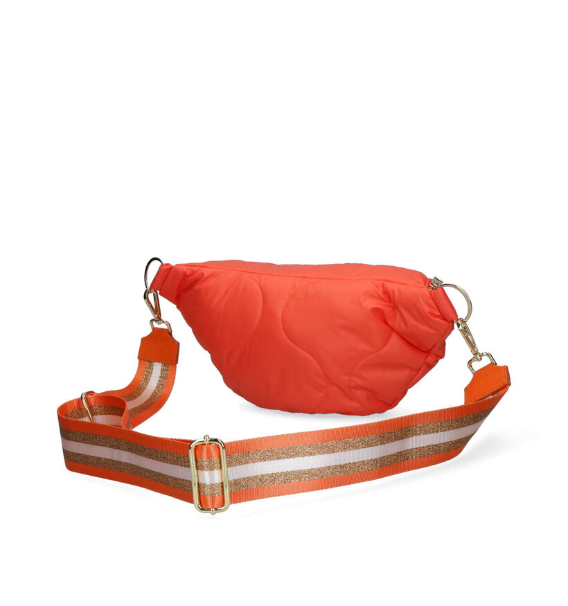 Dolce C. Oranje Crossbody Tas in stof (317806)