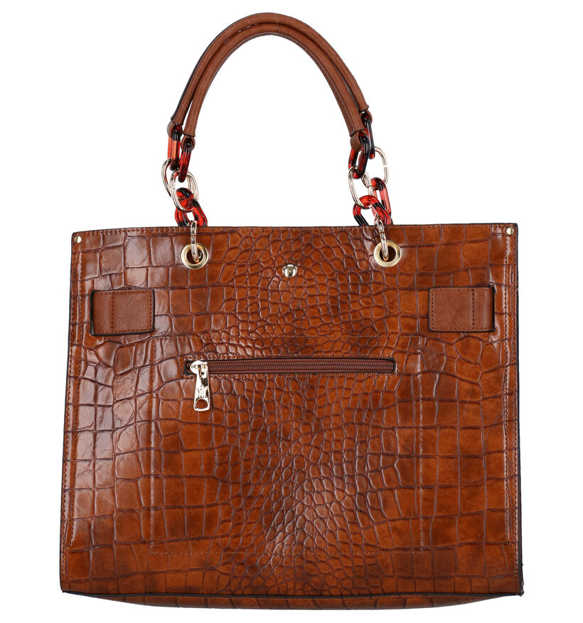 Pepe Moll Vegan Cognac Handtas in kunstleer (283581)