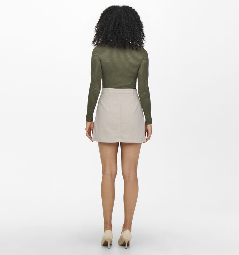 JDY Shiraz Corduroy Bruine Rok JDY Shiraz Corduroy Lichtbeige Rok voor dames (365308)