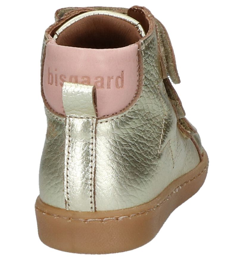 Bisgaard Bronzen Boots met Velcro in leer (235991)