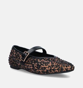 La Strada Lage schoenen Zwart/Bruin