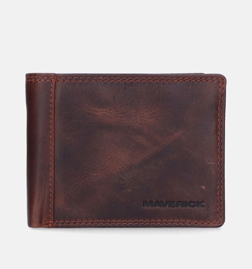 Maverick Bruine Portefeuille voor heren, dames (358811)