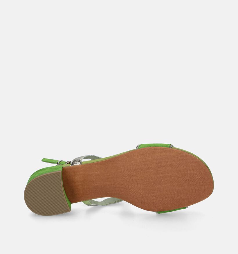 Marco Tozzi Beige Sandalen met blokhak voor dames (354219)