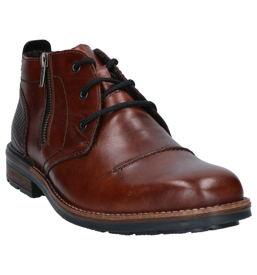 Rieker Chaussures hautes en Brun foncé en cuir (277693)