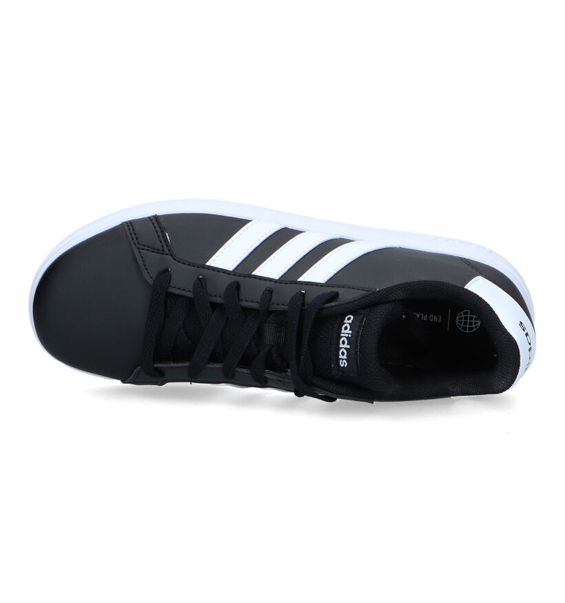 adidas Grand Court 2.0 K Witte Sneakers voor jongens, meisjes (341645)