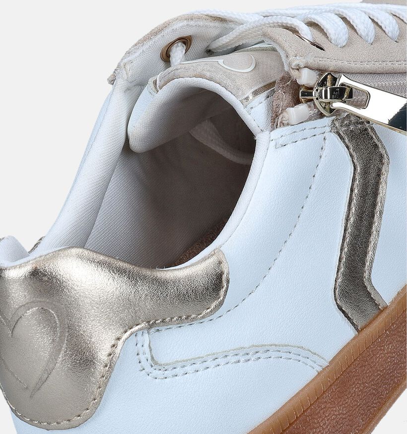 Marco Tozzi Witte Sneakers voor dames (352528) - geschikt voor steunzolen