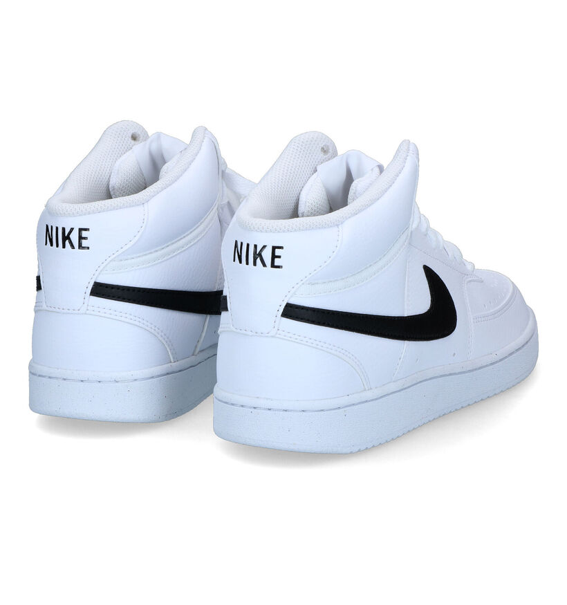 Nike Court Vision Mid Witte Sneakers voor heren (316522)