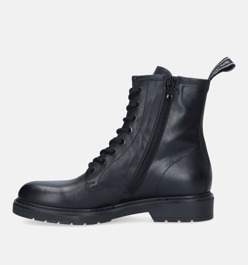 NeroGiardini Zwarte Veterboots voor dames (329891)