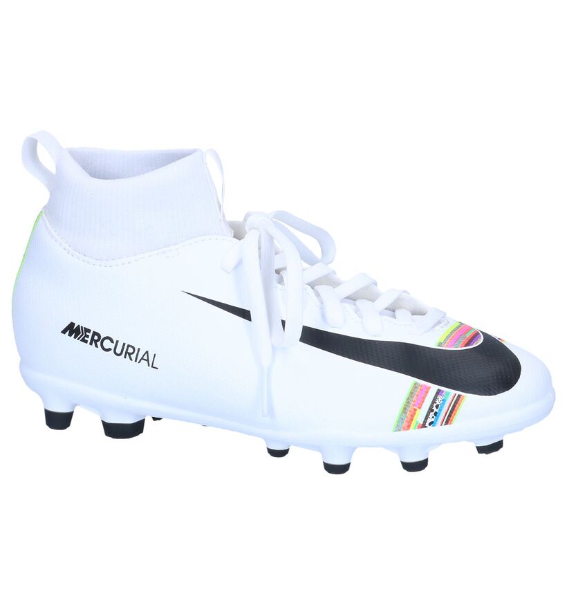 Nike Chaussures de foot en Blanc en simili cuir (250398)