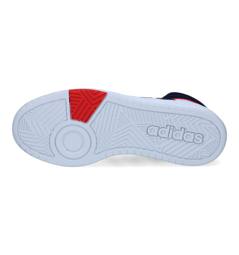 adidas Hoops 3.0 Mid Witte Sneakers voor heren (308457) - geschikt voor steunzolen