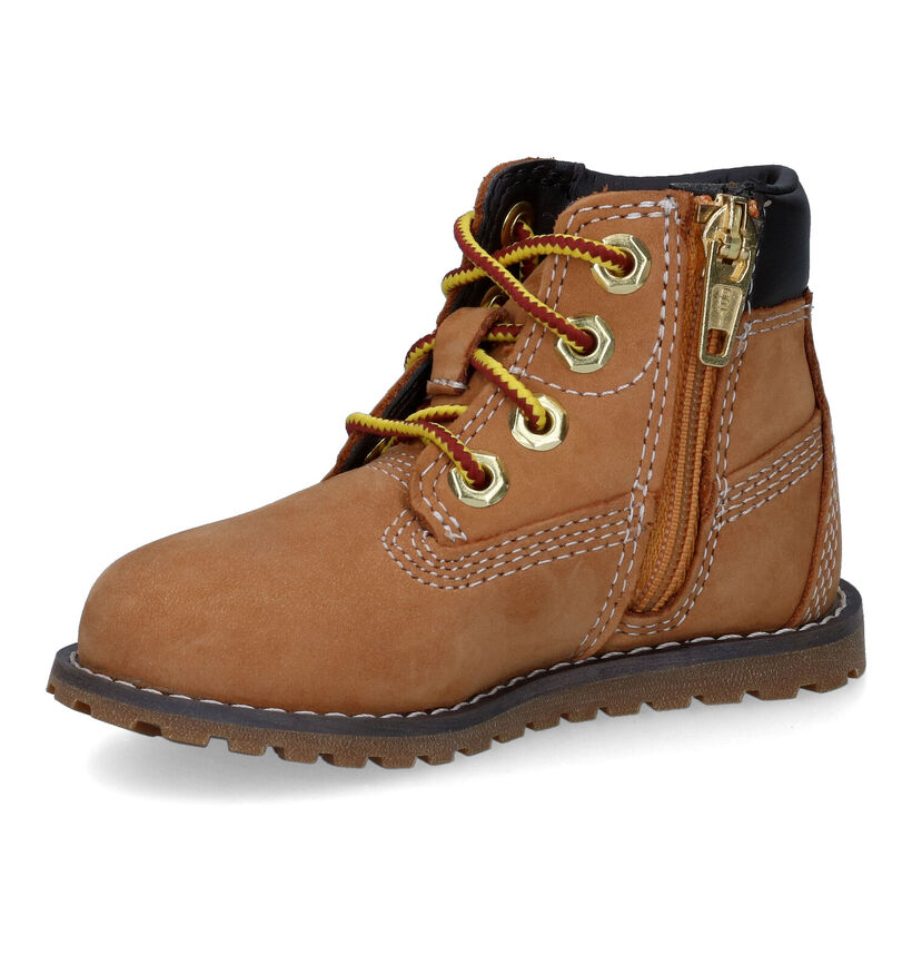 Timberland Pokey Pine Cognac Boots voor jongens (313044) - geschikt voor steunzolen